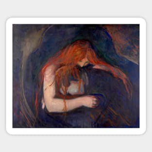 Vampire Edvard Munch Sticker